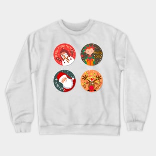 Christmas Label Collection Crewneck Sweatshirt